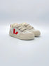 Veja small V-90 leather extra-white pekin
